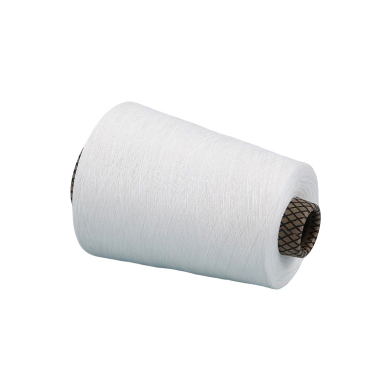 O fio fiado em anel de viscose pode ser personalizado para venda direta por fabricantes de cores 54 rayon 18 nylon 28 fio fiado com núcleo de poliéster